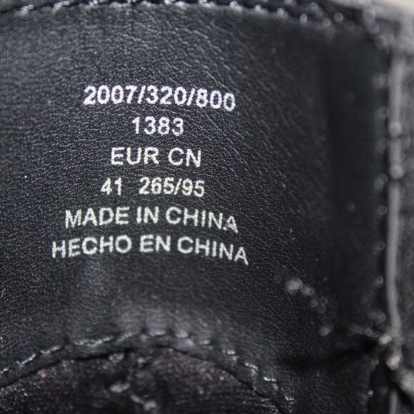 Zara Black Lug Sole Chunky Chelsea Boots Ankle Blogger Favorite EU 41 US 8 Moto - Picture 6 of 7